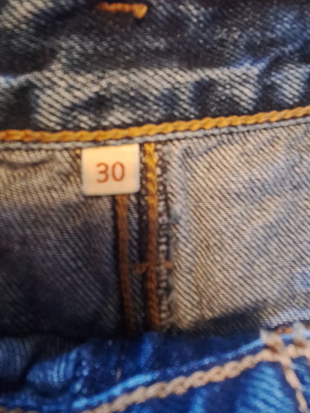 Levi's Blue Denim Bootcut Skirt - Picture 4 of 6
